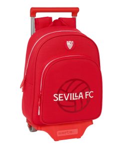 Trolley per la Scuola Sevilla Fútbol Club Rosso 28 x 34 x 10 cm