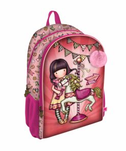 Zaino Scuola Gorjuss Carousel Salmone 31.5 x 44 x 22.5 cm