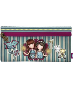 Astuccio Scuola Gorjuss Fireworks Rosso Granato (22 x 11 x 1.5 cm)