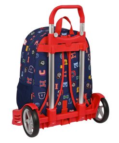 Trolley per la Scuola Mickey Mouse Clubhouse Only one Blu Marino 33 x 42 x 14 cm