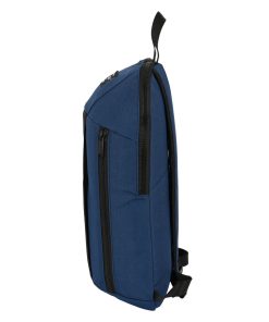 Zaino per Bambini BlackFit8 Urban Mini Nero Blu Marino (22 x 39 x 10 cm)