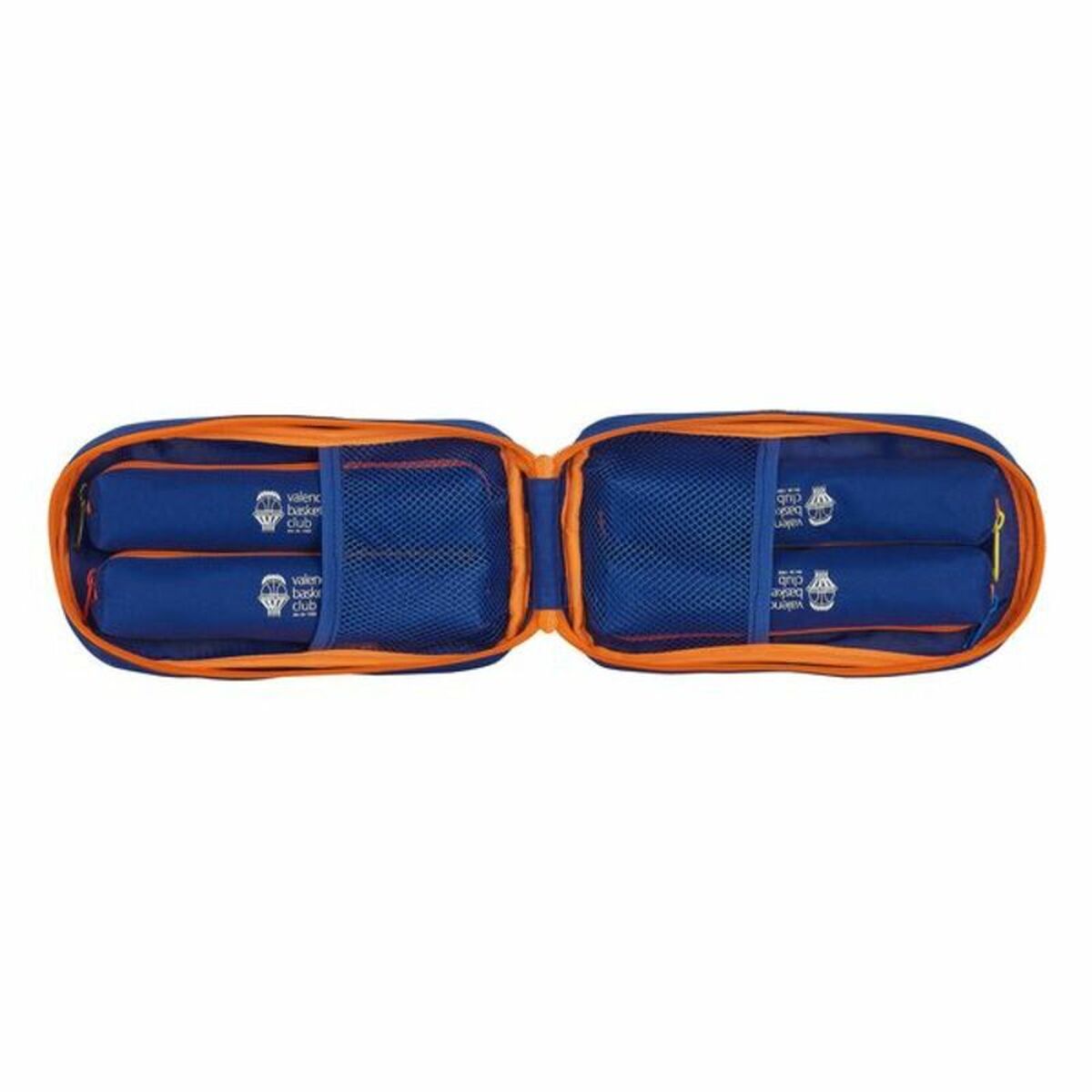 Astuccio Zaino Valencia Basket M847 Azzurro Arancio 12 x 23 x 5 cm - Image 5