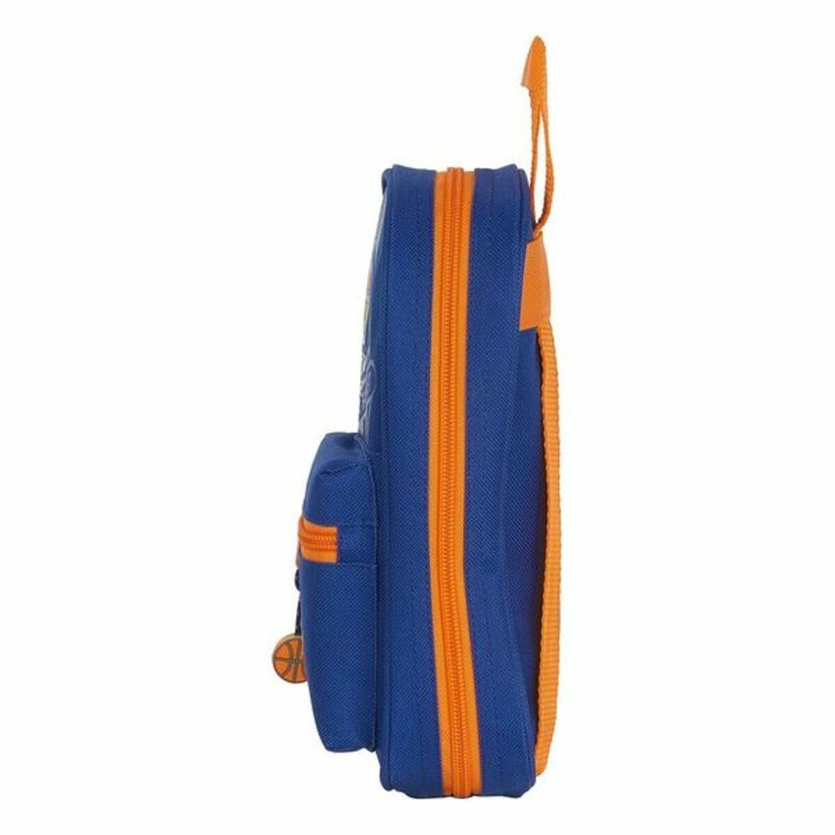 Astuccio Zaino Valencia Basket M847 Azzurro Arancio 12 x 23 x 5 cm - Image 3