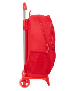 Trolley per la Scuola Atlético Madrid Rosso 32 x 44 x 16 cm