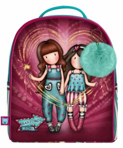 Zaino Scuola Gorjuss Fireworks Rosso Granato 20 x 22 x 10 cm