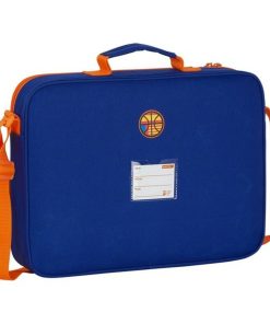 Borsa per la scuola Valencia Basket Azzurro Arancio (38 x 28 x 6 cm)