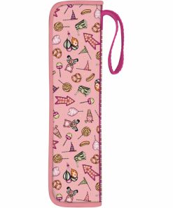 Portaflauto Gorjuss Carousel Salmone 10 x 36 x 2.5 cm