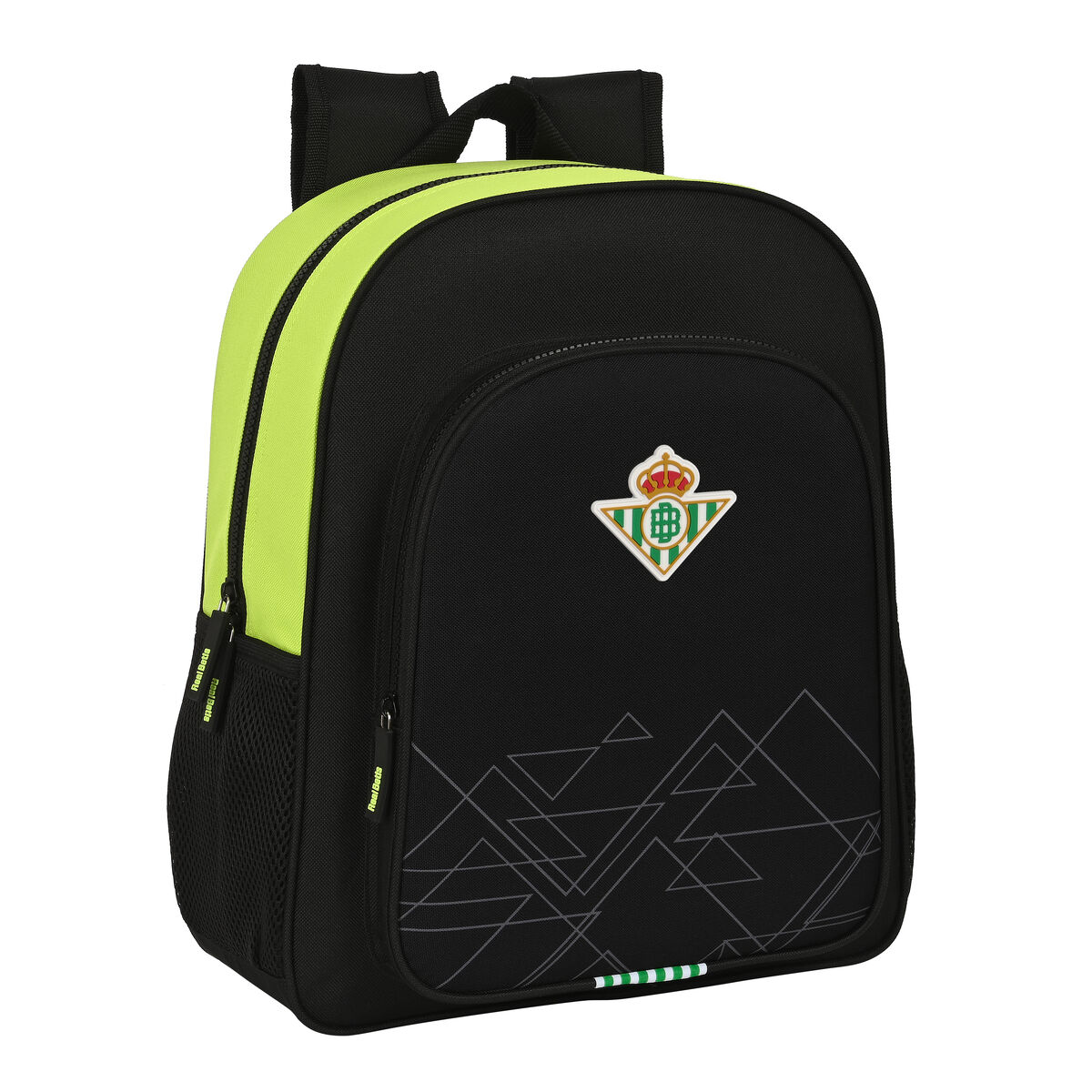 Zaino Scuola Real Betis Balompié 32 x 38 x 12 cm Nero Lime - Image 3