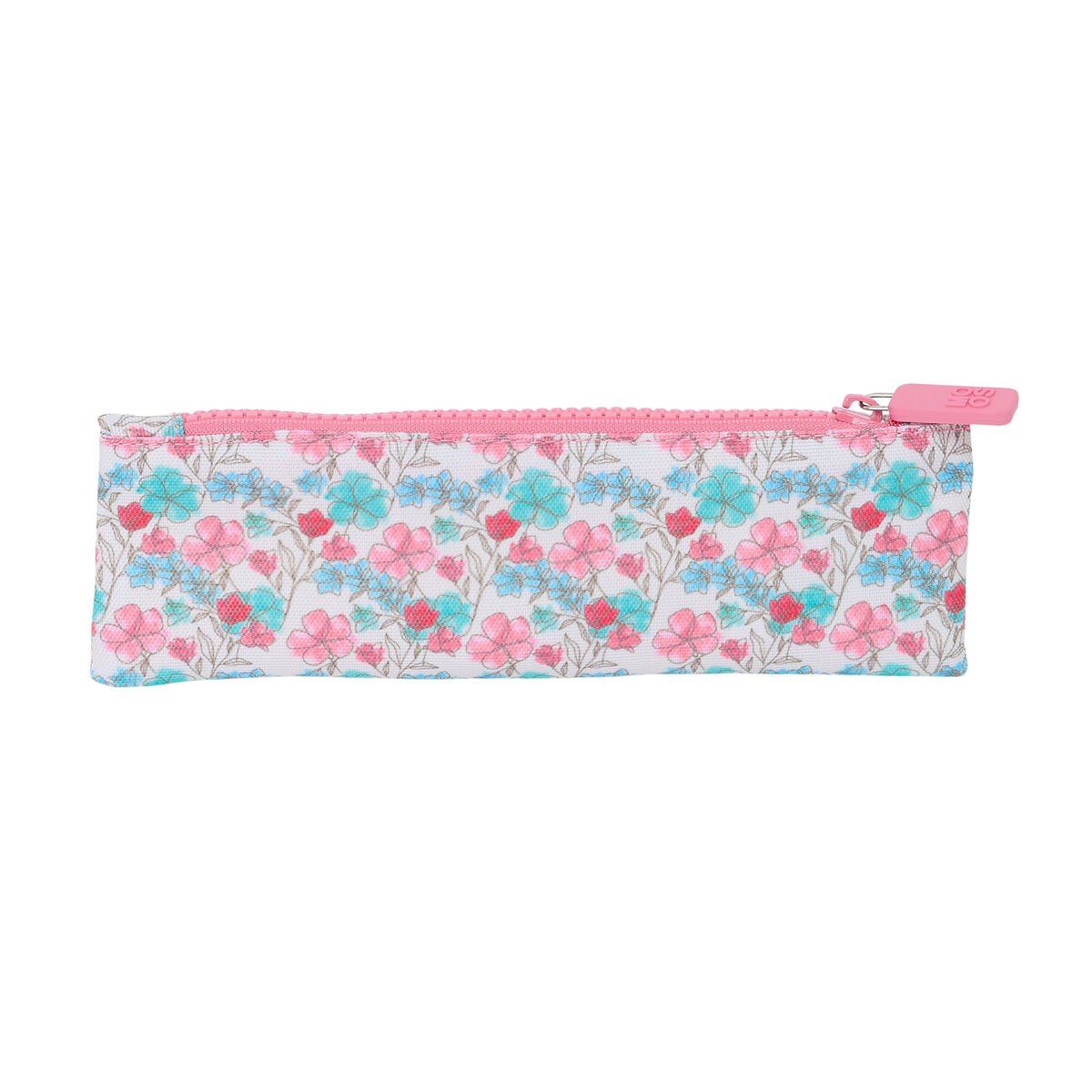 Astuccio Scuola Moos Flores Multicolore 20 x 6 x 1 cm