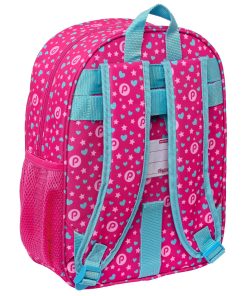 Zaino Scuola Pinypon Azzurro Rosa 26 x 34 x 11 cm