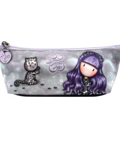 Astuccio Scuola Gorjuss Smitten kitten Nero Bianco (22.3 x 8.8 x 5.7 cm)