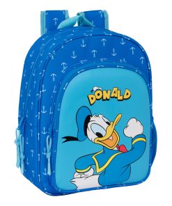 Zaino Scuola Donald Azzurro 26 x 34 x 11 cm