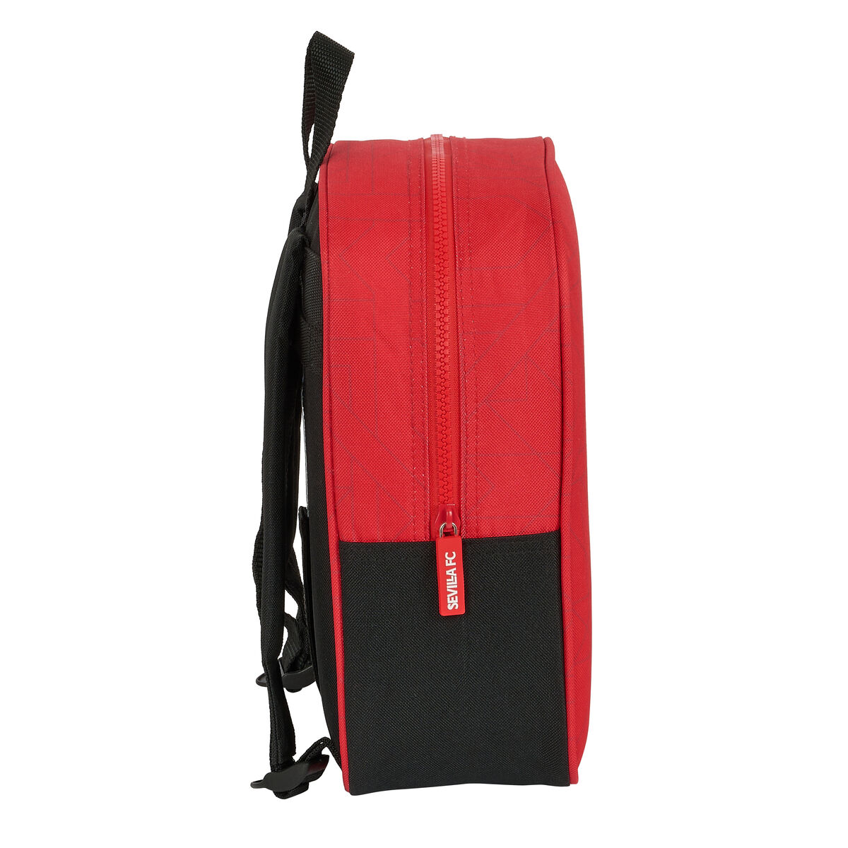 Zaino Scuola Sevilla Fútbol Club Nero Rosso 22 x 27 x 10 cm