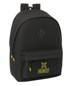 Zaino Scuola Munich +usb munich Nero 31 x 44 x 18 cm