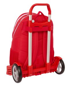 Trolley per la Scuola Sevilla Fútbol Club Rosso 32 x 44 x 16 cm