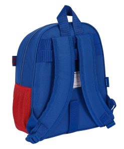 Zaino Scuola F.C. Barcelona Azzurro Rosso Granato 27 x 33 x 10 cm