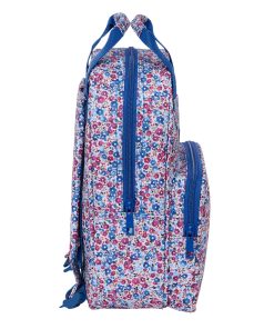 Zaino Scuola Nait Nait Flores coimbra azul Azzurro 20 x 28 x 8 cm
