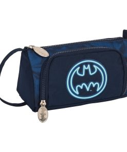 Astuccio Scuola Batman Legendary Blu Marino 20 x 11 x 8.5 cm
