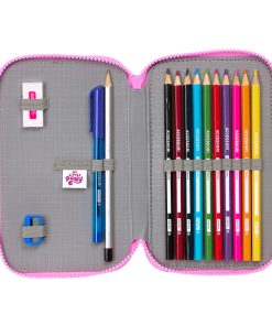 Astuccio Doppio My Little Pony Magic Rosa Turchese 12.5 x 19.5 x 4 cm 28 Pezzi
