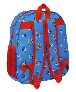 Zaino Scuola Mickey Mouse Clubhouse Azzurro 27 x 33 x 10 cm