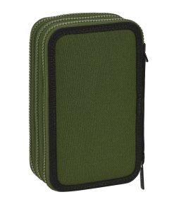 Plumier Triplo Safta Dark forest Nero Verde 12.5 x 19.5 x 5.5 cm (36 Pezzi)