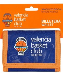 Portafogli Valencia Basket Azzurro Arancio