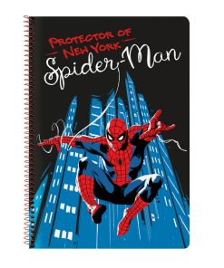 Agenda Spider-Man Hero Nero A4 80 Pagine