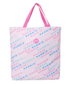 Borsa Donna Barbie Logomania Rosa chiaro 50 x 45 x 10 cm