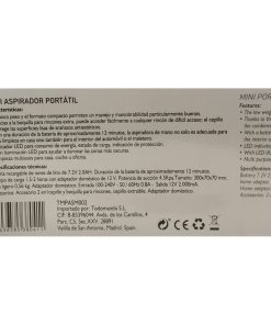 Aspirapolvere a Mano TM Electron