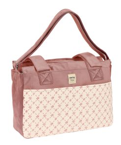 Borsa Fasciatoio per Pannolini Safta Marsala Rosa (46 x 26 x 15 cm)