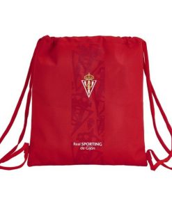 Zainetto con Cordini Real Sporting de Gijón Rosso