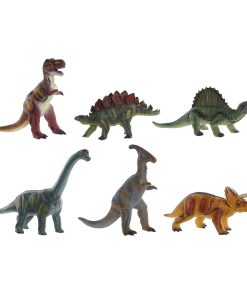Dinosauro DKD Home Decor 6 Pezzi 36 x 12,5 x 27 cm