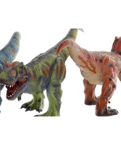 Dinosauro DKD Home Decor 3 Unità 12 Unità 60 x 17 x 28 cm Morbido