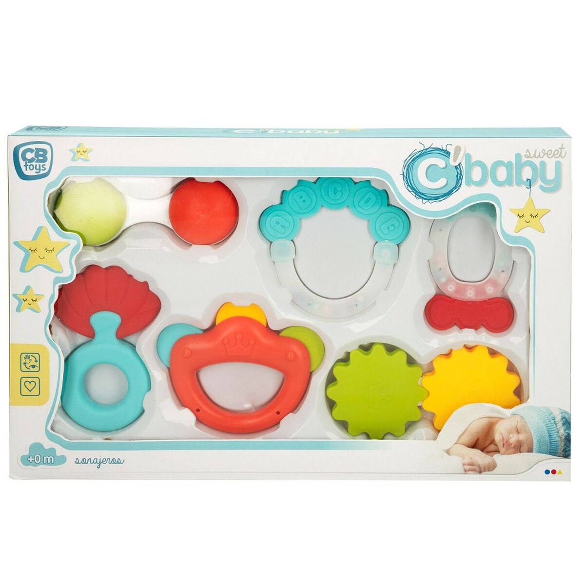 Set di sonagli Colorbaby 6 Pezzi 12,5 x 1,5 x 6,5 cm (6 Unità) - Image 5