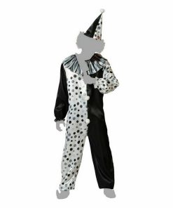 Costume per Adulti Grigio Pagliaccio Unisex adulti Taglia:XS/S