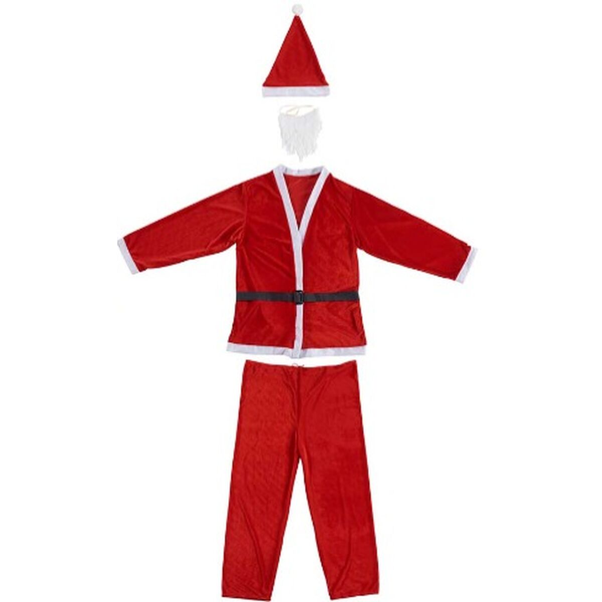 Costume per Adulti Krist+ Bianco Rosso Babbo Natale Taglia unica 34 x 42 x 5 cm 39,5 x 5 x 31 cm (4 Unità) - Image 2
