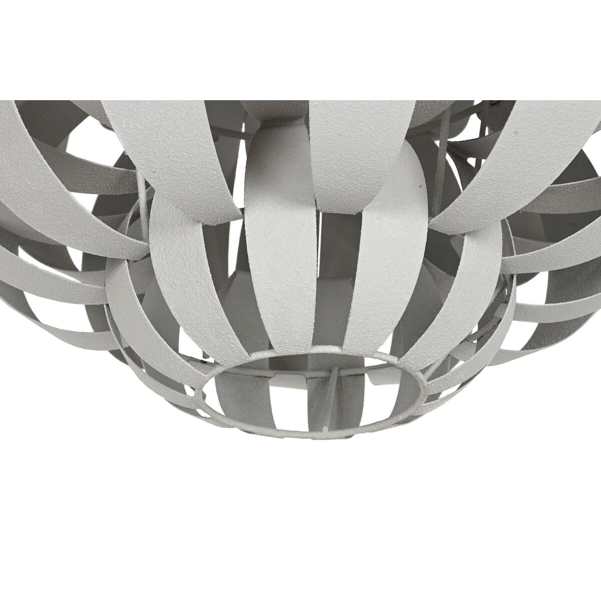Lampadario Home ESPRIT Bianco Metallo 50 W 50 x 50 x 53 cm - Image 5