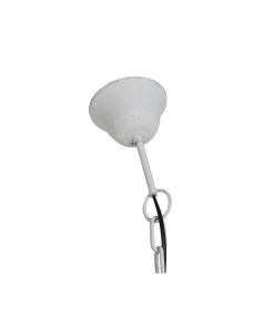 Lampadario Home ESPRIT Bianco Metallo 50 W 50 x 50 x 53 cm