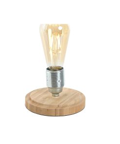 Lampada da tavolo Home ESPRIT Naturale Bambù Cristallo 50 W 220 V 13 x 13 x 22 cm