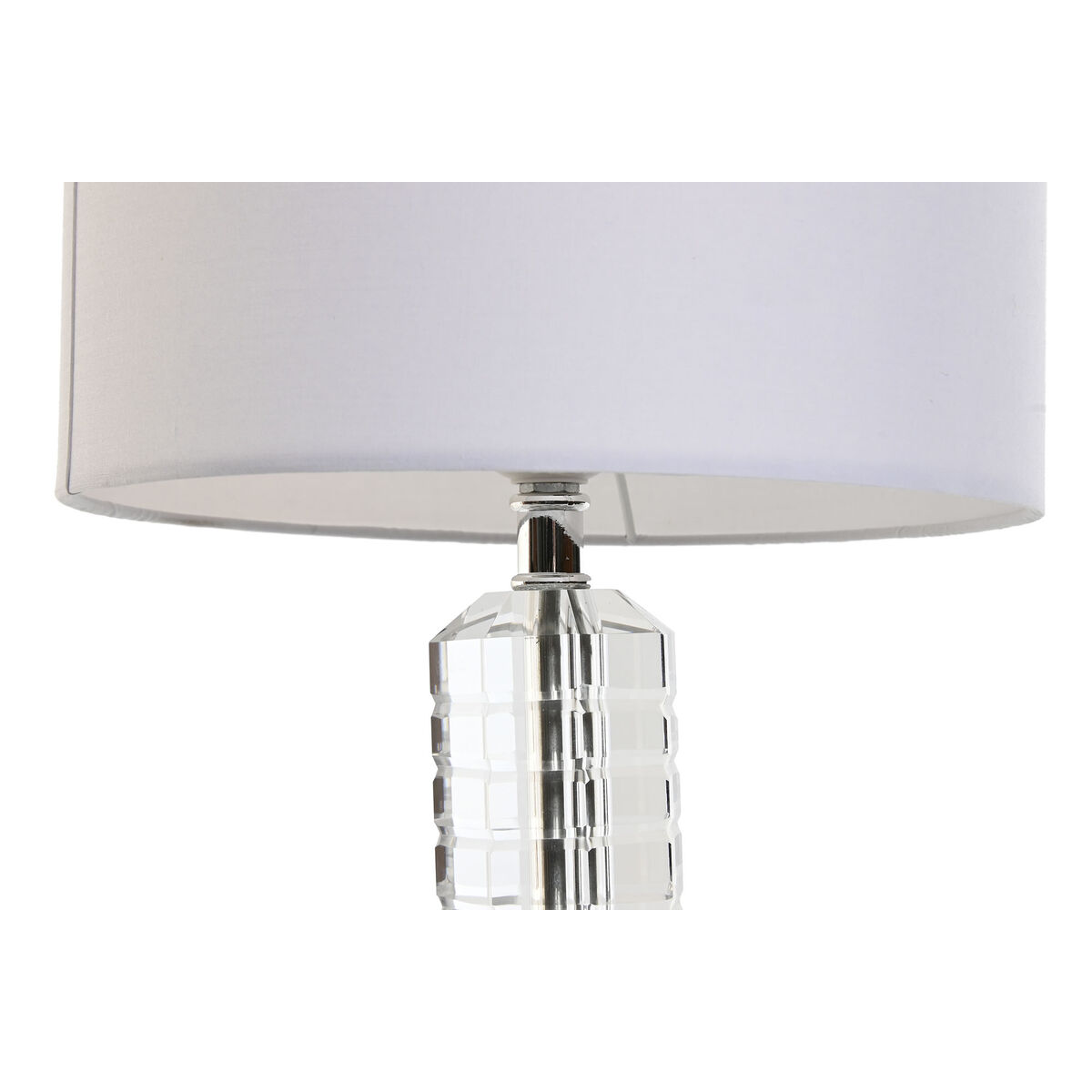 Lampada da tavolo Home ESPRIT Bianco Cristallo 50 W 220 V 25 x 25 x 42 cm - Image 4