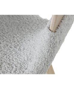 Sedia da Sala da Pranzo Home ESPRIT Grigio Poliestere Legno 55,5 x 67,5 x 80,5 cm