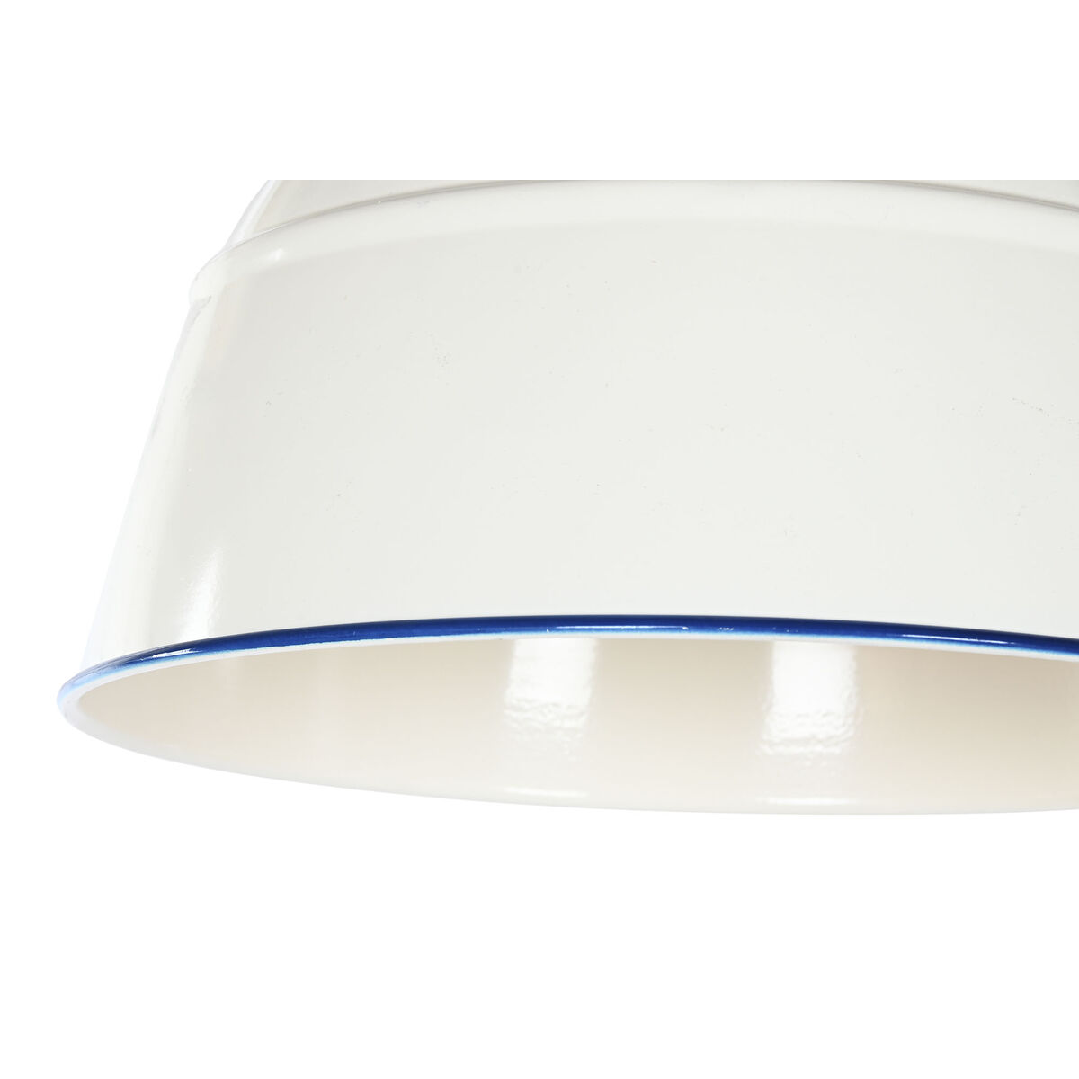 Lampadario Home ESPRIT Azzurro Bianco Metallo 50 W 32,5 x 32,5 x 30 cm - Image 4