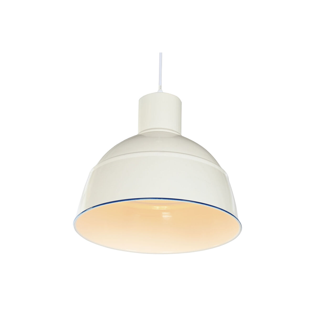 Lampadario Home ESPRIT Azzurro Bianco Metallo 50 W 32,5 x 32,5 x 30 cm - Image 3