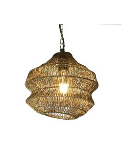 Lampadario Home ESPRIT Dorato Metallo Ferro 50 W 26 x 26 x 24 cm