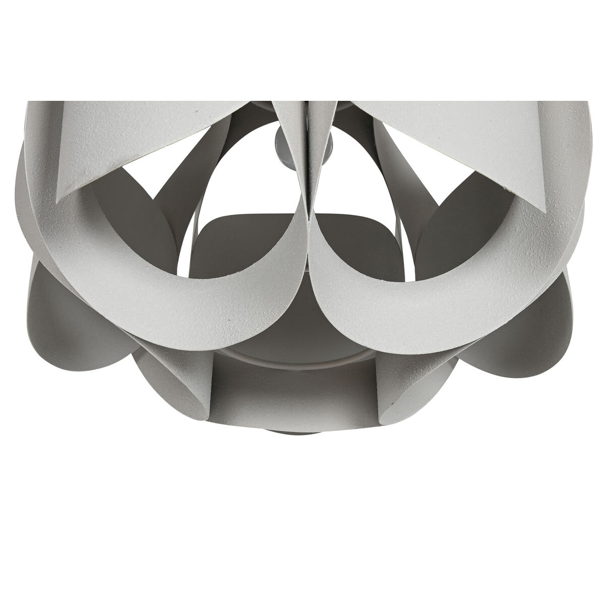 Lampadario Home ESPRIT Bianco Metallo 50 W 42 x 42 x 36 cm - Image 5