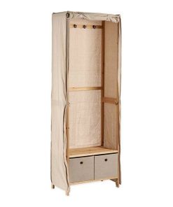 Appendiabiti Kipit MH18002 Beige Legno 31,5 x 58 x 168 cm