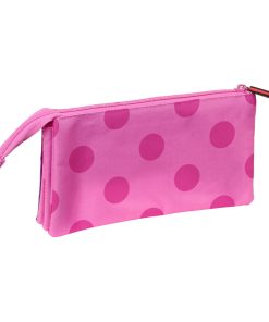 Portaoggetti Triplo Lady Bug Fucsia (22 x 12 x 3 cm)