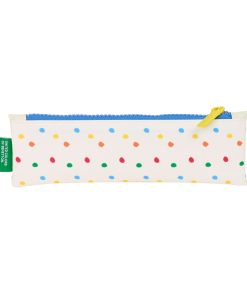 Astuccio Scuola Benetton Topitos Bianco (20 x 6 x 1 cm)