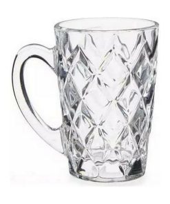 Tazza Vivalto Trasparente Diamante 110 ml (6 Unità)