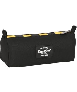 Astuccio Scuola BlackFit8 Zone Nero 21 x 8 x 7 cm